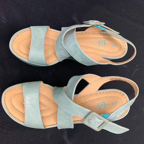 Born Crown Light Blue Wedges - Picture 4 of 5